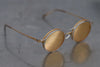 Rigards X TVA Joint RG2000TVA Stainless Steel + Pure Titanium Alloy 925 Silver Sunglasses Series RG-RG2000TVA(A)-GDJHP-F Antique Gold + Titanium Frame Transparent + Yellow Lens